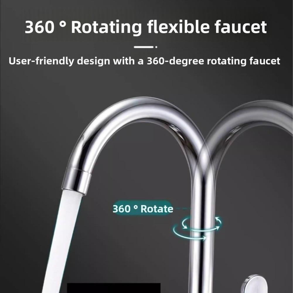 Rotatable Single Cold Water Faucet Adjustable Mode Sink Water Tap Kitchen Water Tap  Washbasin