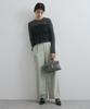 Knit Pullover Light Knit Bustier Docking Pullover for Black Maine [BIS] [Washable] Women, (01)
