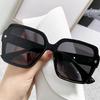 Fashion Oversized Square Sunglasses For Women Uv380 Nonpolarized Sun Protection Outdoor Fashion Accessory