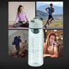 Portable Large Capacity Sports Water Cup For Women Summer Fitness Male Students Simple Plastic With Tea Strainer High Value Cup
