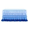 Table Skirt for Rectangle And Round Table Multi-layer Ruffle Reusable Gradient Rainbow Color Beach Parties Ceremony Birthday Party Decoration