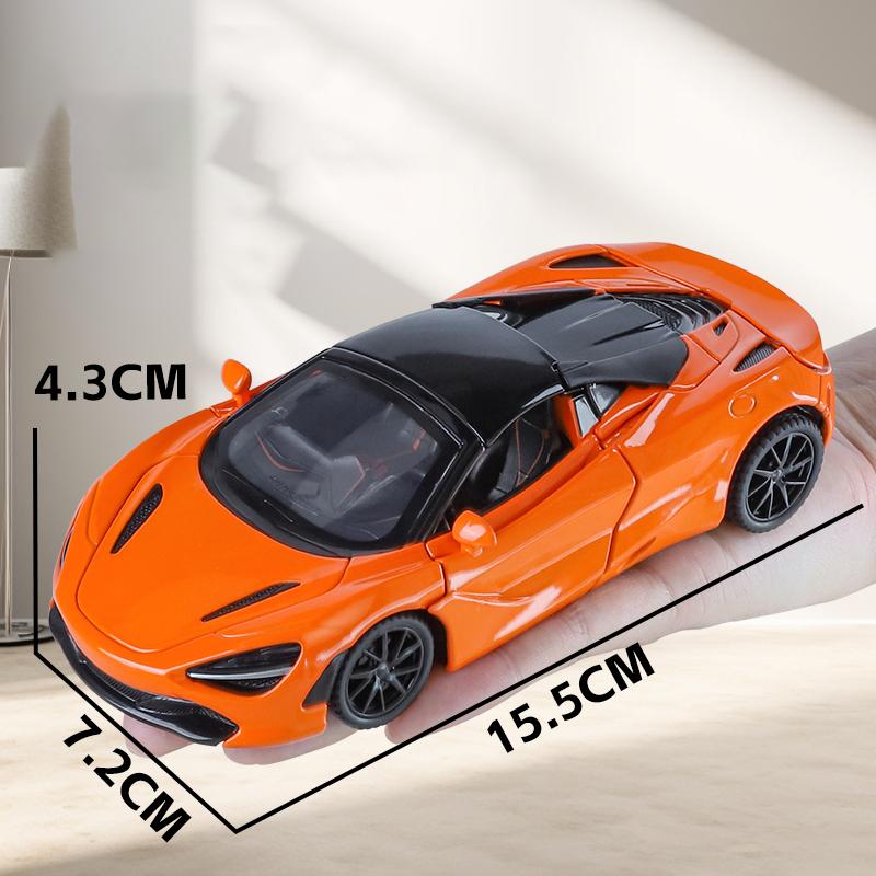 1/32 McLaren 720s Supercar Sports Alloy Diecast Model Car Sound & Light High Simulation Hobby Collection Birthday Gifts for Boy
