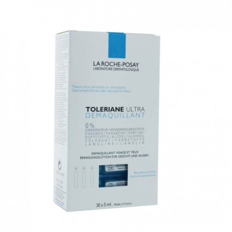

La Roche-Posay Toleriane Ultra Makeup Remover 30 x 5ml (Sensitive/Consumers with Contact Lenses)