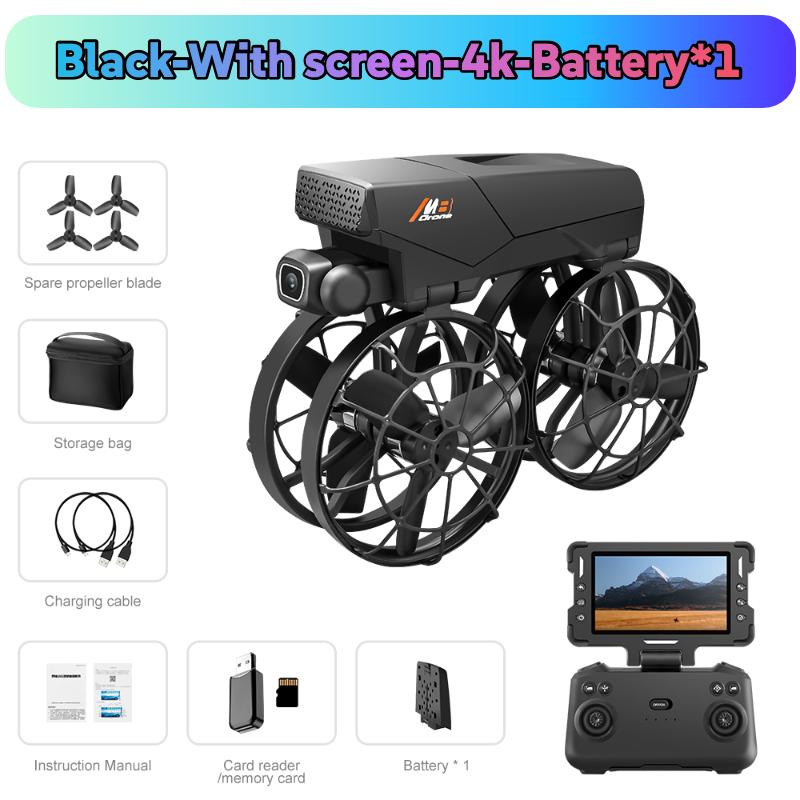 Genuine M8 RC Foldable Drone with Screen Brushless Motor Obstacle Avoidance 8K Profesional HD Dual Camera WIFI Quadcopter Toy