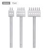 3pcs/SET Professional DIY Leather Punching Die, Manual Hole Punch for Leather Handcrafting, Multi-Round Punching Die Tool Set