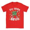 Funny   Meme  Six Seven Bruh St Patricks DayTShirt Summer Cotton T Shirts Unisex Fashion  Tshirt Short Sleeves