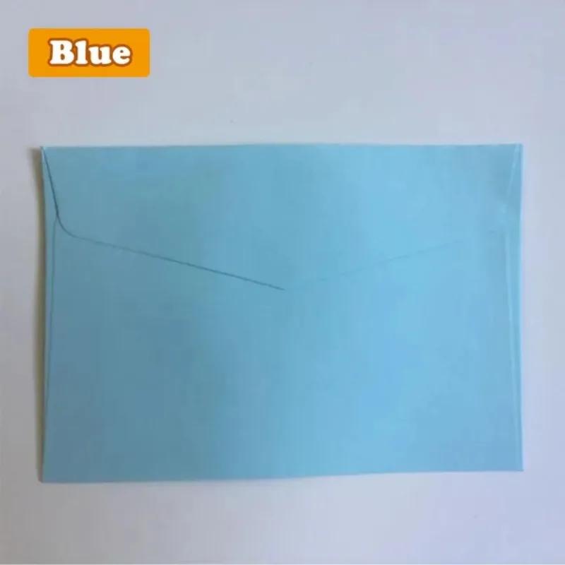 20 Pcs/Lot Candy Color Paper Monochrome Envelope Membership Card Storage Greeting Cards Envelope for Letter Paper 11.5x8cm