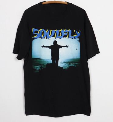Vintage tričko Soulfly s krátkým rukávem velikost S-5XL