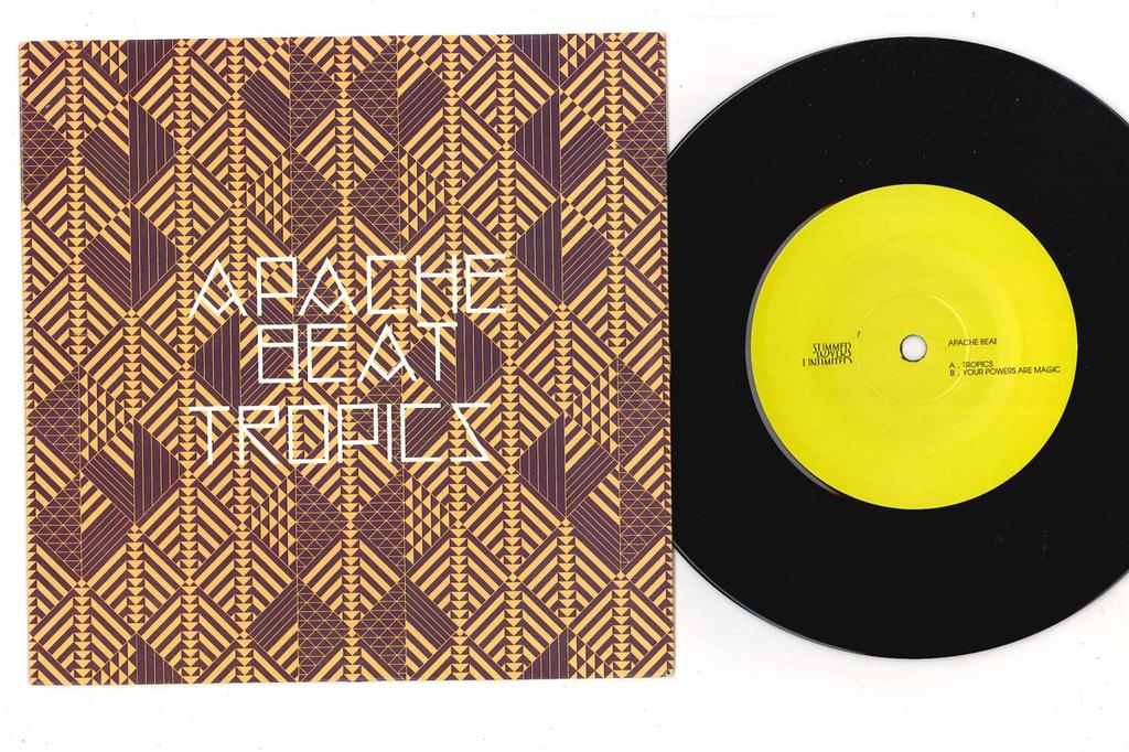 7inch Record APACHE BEAT - Tropics / Your Powers Are Magic SLU008 SUMMER LOVERS U Canada Rock Used