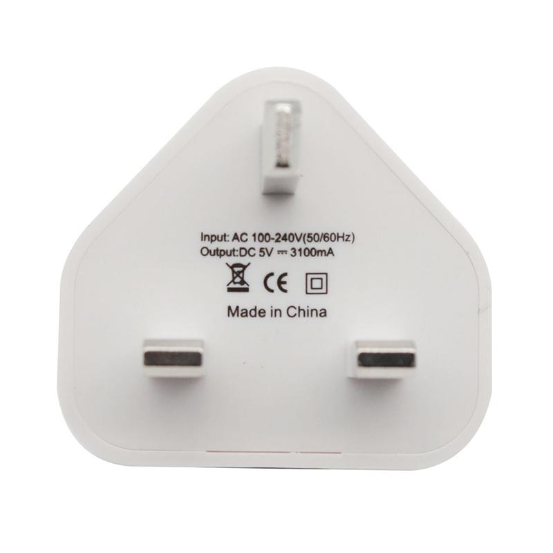 Universal Uk Wall Plug Power 3 Pin Adapter Charger With 1/2/3 Usb Ports Charging For Mobile Phone Tablets Portable Mini Wall Charger
