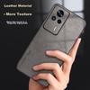 Redmi K60E Phone Case, Redmi K60e Protective Cover, Shockproof Camera Full Coverage Soft, Simple Luxury Silicone Outer Case, WoAnd Leather Case, Black