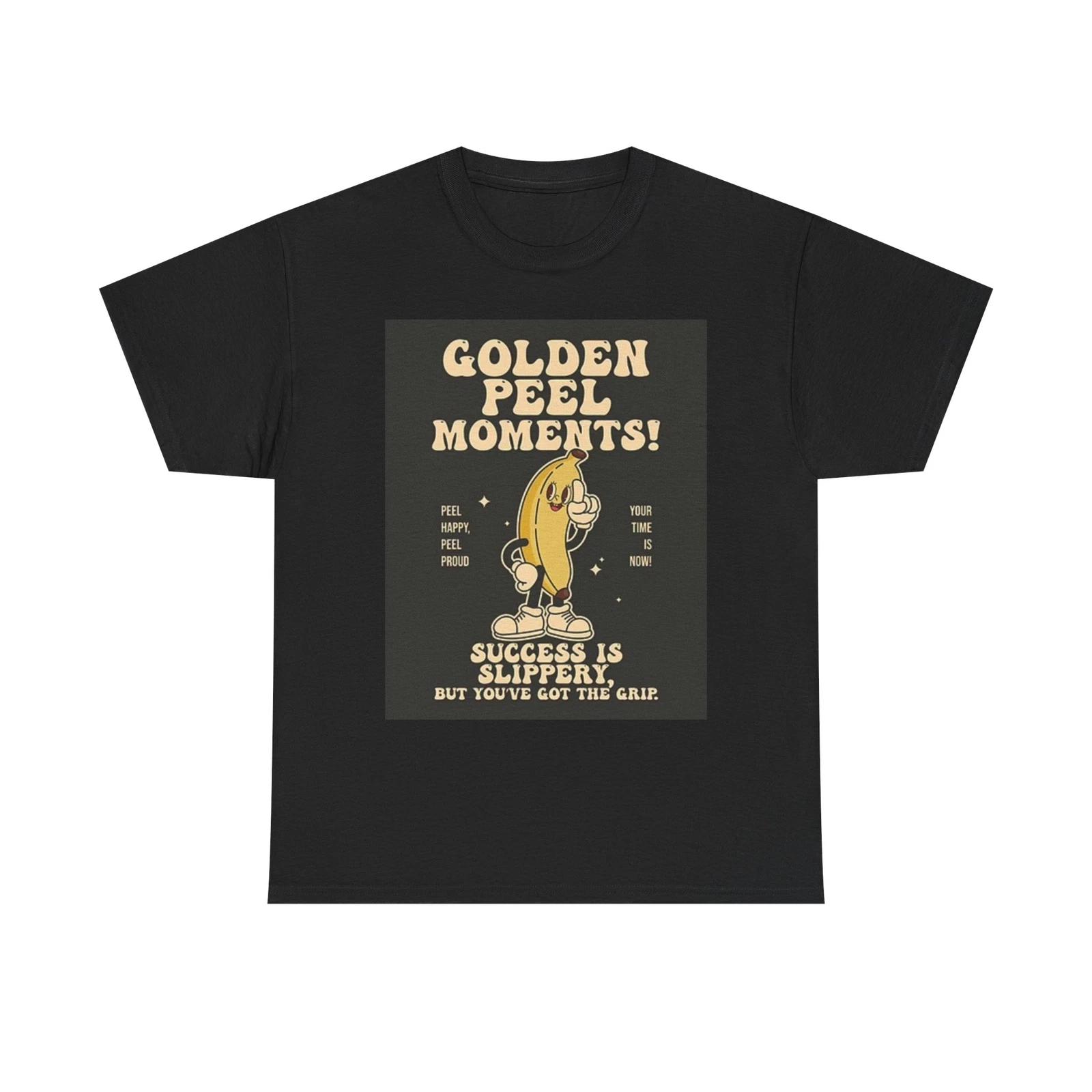 Men s and Women s T-shirts Golden Peel Moments Banana Graphic XXL
