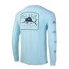 Mens Quick-Dry Fishing Shirt Long Sleeve UV Protection Outdoor Performance T-Shirt Breathable Round Neck