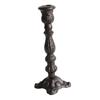 Cast Iron Candle Holder Vintage Design Ornament Candlestick Tapered Candle Stand for Bedroom, Wedding, Party, Fireplace Decor