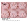 Baking Mold For Desserts Cat Paw Silicone Food-Grade Chocolate Mousse Cake Easy-Release Handmade Soap Reusable for DIY Dessert Decompression