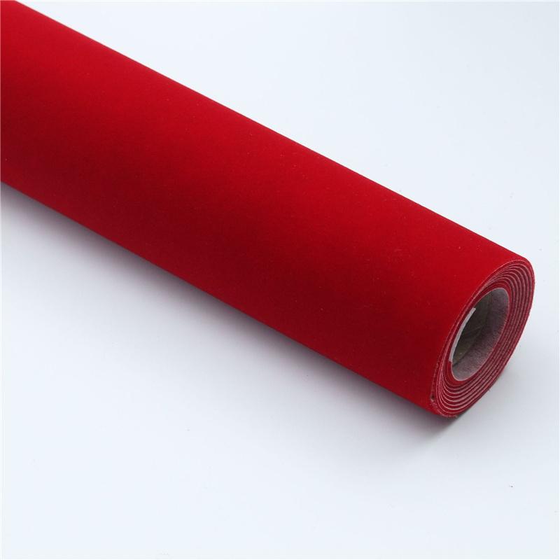 Self-Adhesive Flocked Fabric Thick Velvet Lining for Jewelry Display Scratch-Proof DIY Cabinet Liner Peel & Stick Foam Cloth