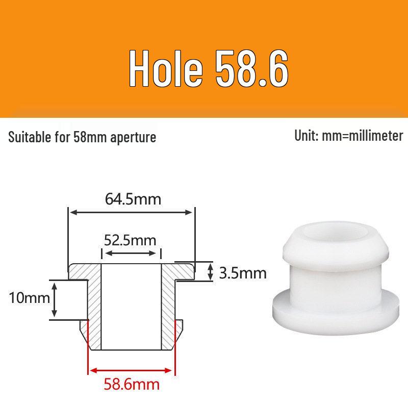 Anello passante protettore per cavi in silicone