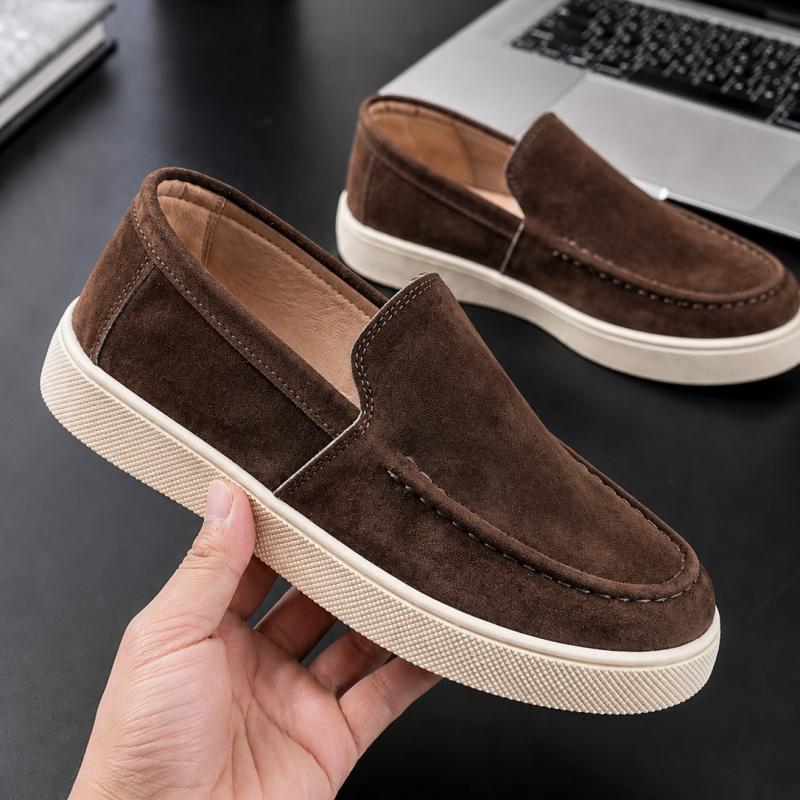 Summer Men's Casual Shoes Comfortable Platform Designer Loafers For Men Moccasins Breathable Slip-on Shoes Man Flat Office Shoes