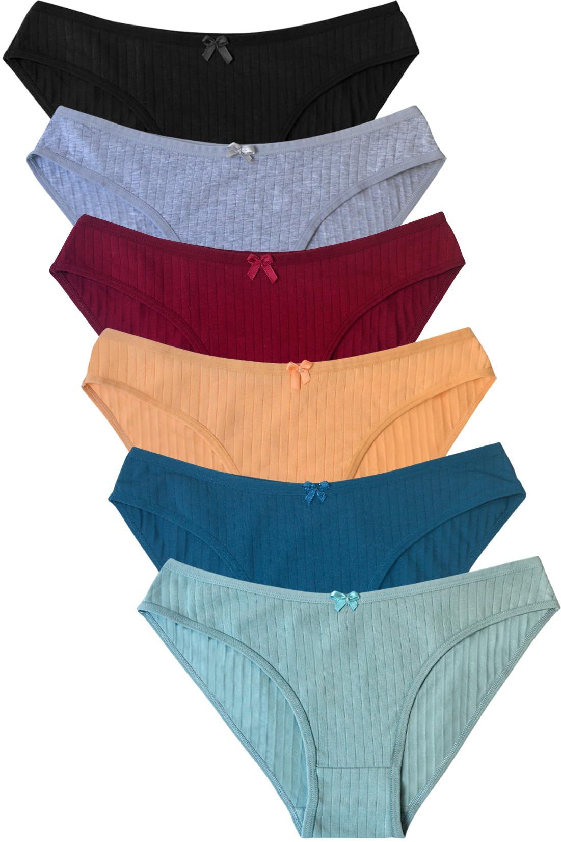 

Panegy Хлопок Плюс Размер M Женские Трусики с Низкой Посадкой, Размер, Сексуальные, Милые, Девичьи Трусики, Удобные, Дышащие, Мягкие, [Набор 6],