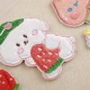 Duoku Cartoon Rabbit & Strawberry Self-Adhesive Embroidery Cloth Patch for DIY Clothing Accessories