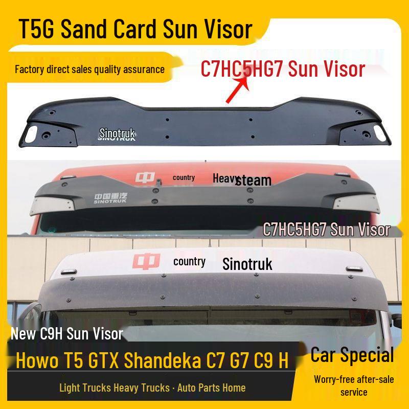 Sinotruk Sitrak C7H/G7, Howo T5G Sunshade Windshield Visor