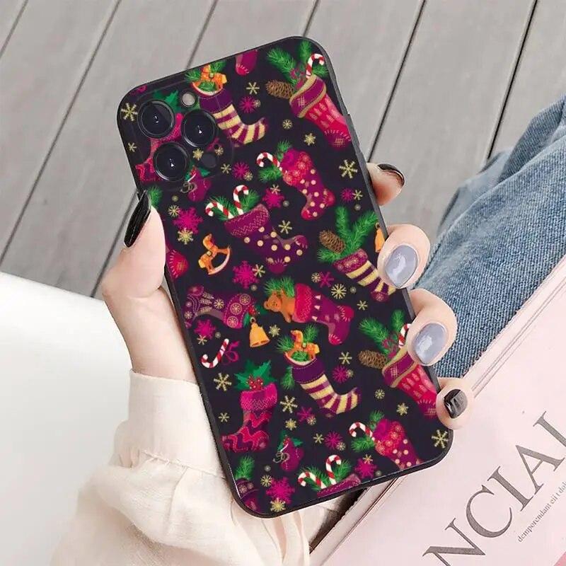 Merry Christmas New Year Phone Case For iPhone Samsung Galaxy Redmi Xiaomi Oppo OnePlus Note S A 7 8 9 10 11 12 13 14 20 21 22 23 53 54 Pro Max Ultra
