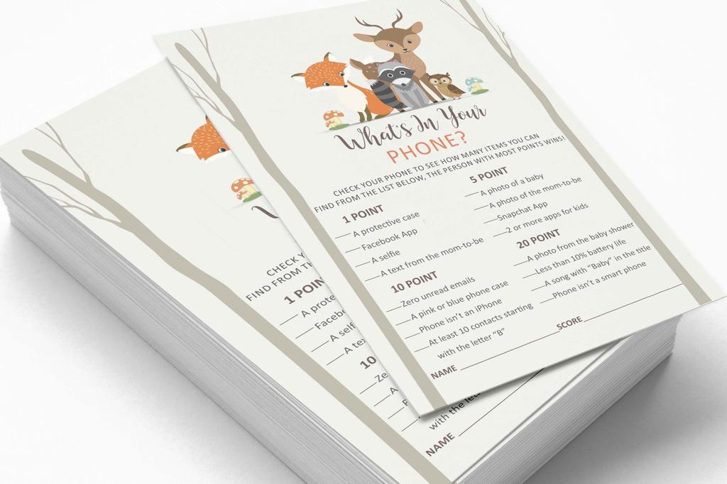 Inkdotpot 50A  Advice CardsA  For Baby Shower Game Gender Neutral Advice For New Mom & Dad Jungle Animals Boy Or GirlA  Party