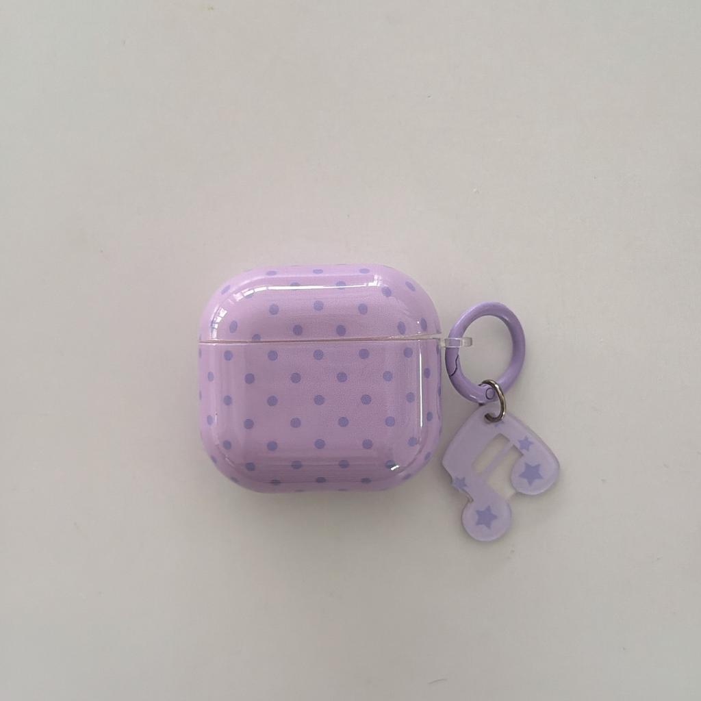 Simple Hollow Polka Dots Are Suitable for Apple AirpodsPro1 Bluetooth Headset 1 Protective Case Soft Case Headphone Case 1st Generation P
