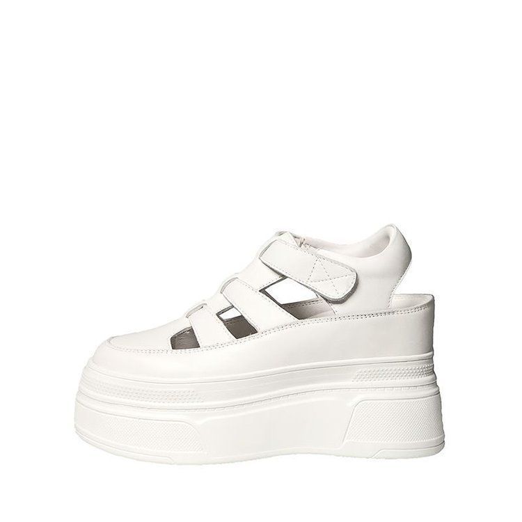 

2025 autumn new casual hollow thick-soled hole shoes women s versatile, lightweight and height-increasing breathable going out sandals 40