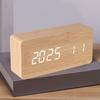 Multi-functional Digital Clock Wood Smart Alarm Clock Versatile Desktop Clock  Desk Use