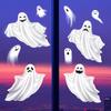 Halloween, White Ghost, Horror, Halloween Party Decoration, Haunted House Escape Room, Escape Scene Decoration, Wall Stickers