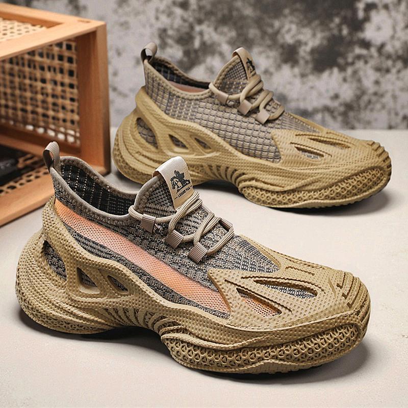 Mode CYYTL Sneaker Herrenschuhe Lässig Atmungsaktiv Outdoor Sommer Wandern Mode Tennis Sport Laufen Designer Luxus Plateau Slipper
