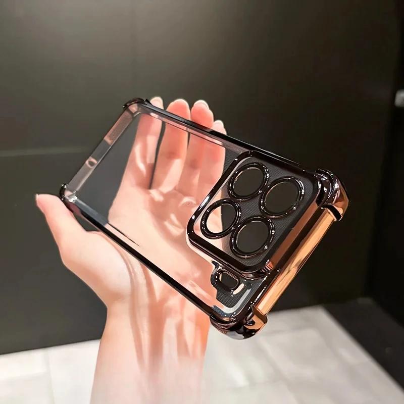 Für Xiaomi Mi 15T 15 T 15tPro Pro Mi15T Silikon Rückabdeckung Vier Ecken Stoßfest Beschichtet Klare Linsenabdeckung Flim Case Capa