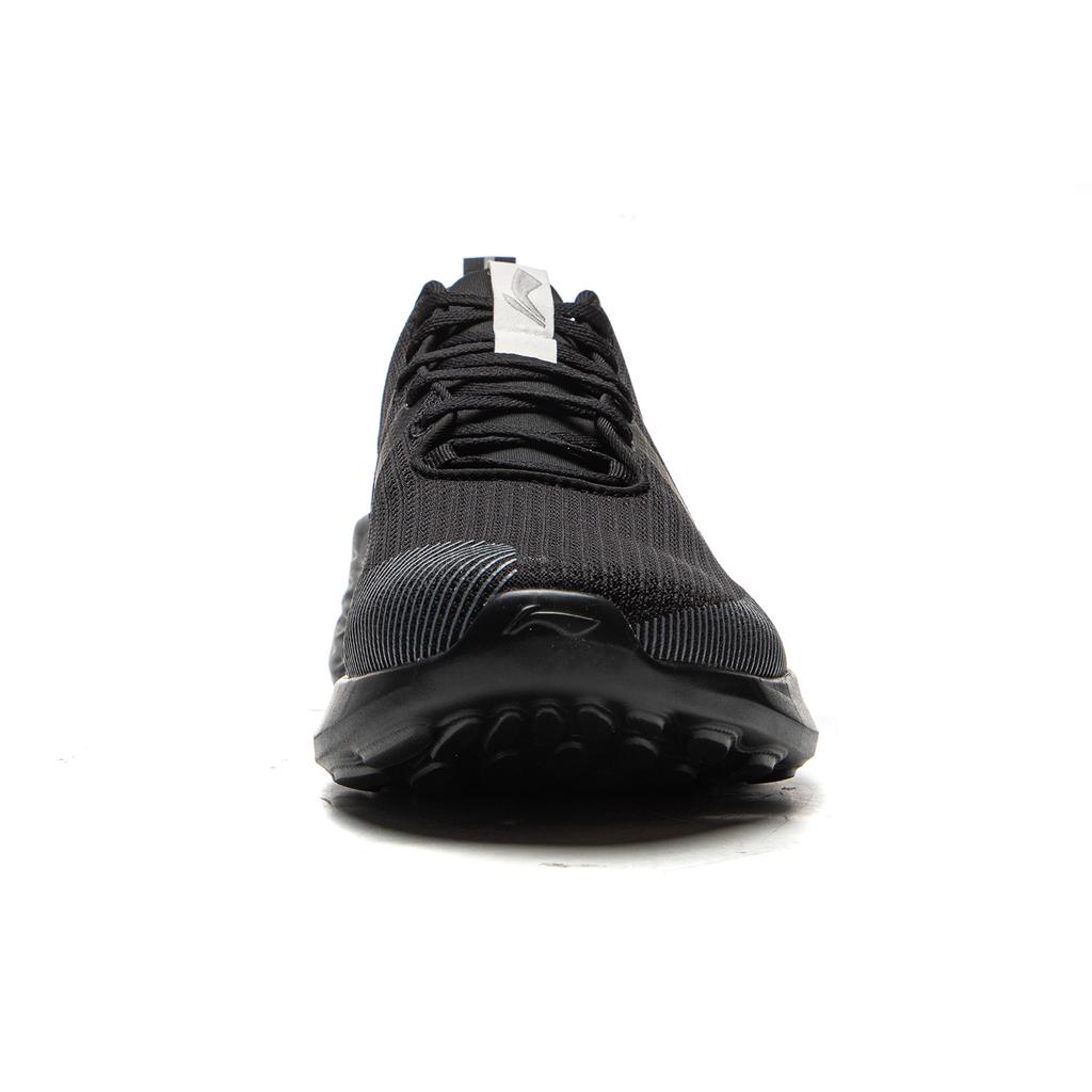 Li-Ning Comfortable Classic Versatile Shock Absorbing Breathable Low Top Casual Running Shoes Men Sneakers Black AGLV221-2