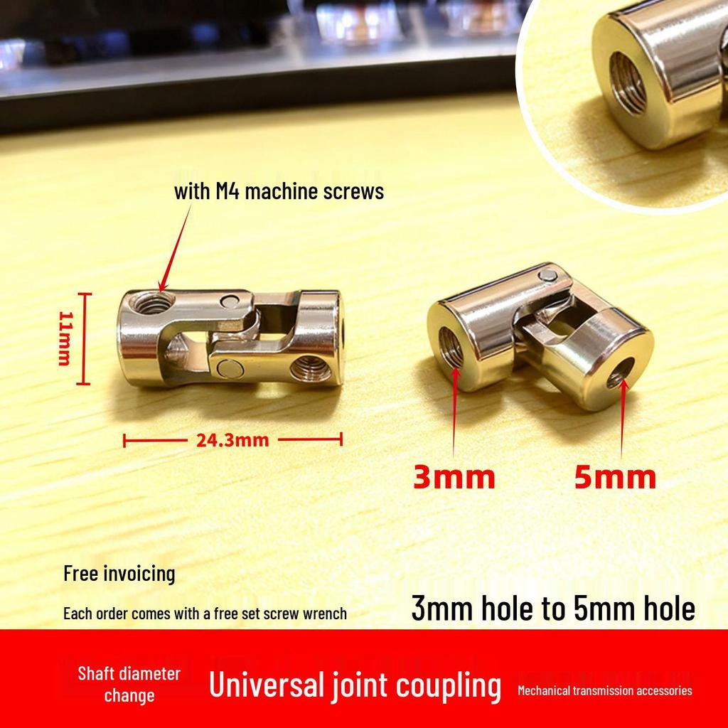 Metal Universal Joint Cross Coupling 2345-6810mm for Steering Gear Motor