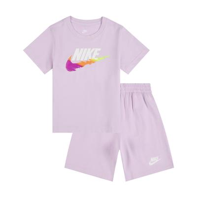 Casual Sports Suit Fashion Comfortable Soft Skin-Friendly Letters Kids Suits Pink Purple II6486-537