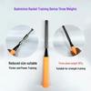 Badminton Racket Trainer for Finger and Arm Strength, Skillful Swing, Sound-Activated Flashing, Whipping Force