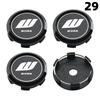 4PCS OD 60MM / ID 56MM Cap For Rims WORK EMOTION EQUIP MEISTER VS Emblem Wheel Center Cap Sport Car Logo Wheel Cover Hub Caps