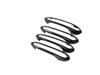 ABS Black Carbon Fiber Door Handle Cover for 2017 5 Series