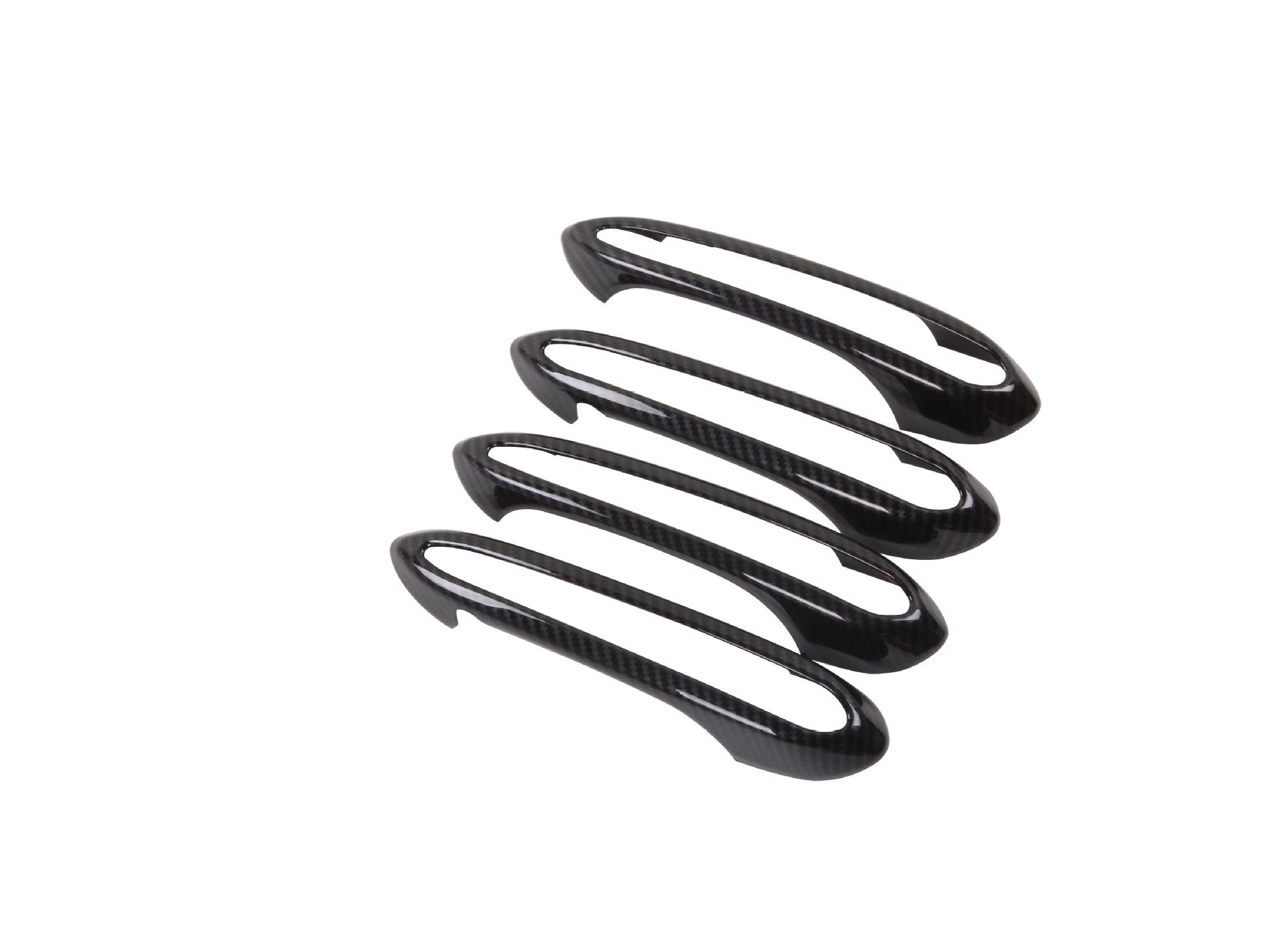 

ABS Black Carbon Fiber Door Handle Cover for 2017 5 Series Yes