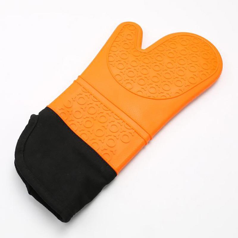 Silicone Heat-Resistant Gloves Cooking Barbecue Gants Silicone Kitchen Microwave Mittens Oven Glove Home Heat Resistant Gloves