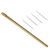 5pcs/set Golden Lace Wig Needles Durable Wig Making Kit Ventilating Needles  Professional