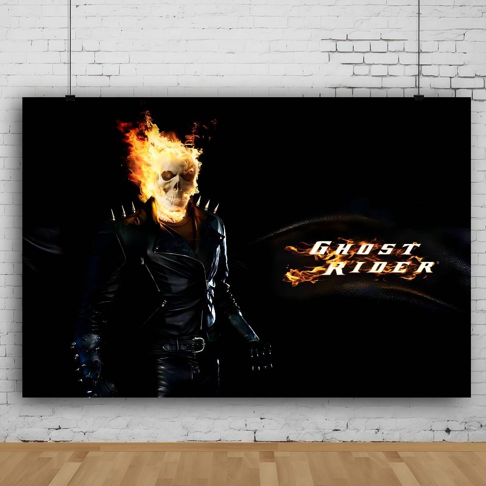 G-GhostS Rider Photography Studio Backdrop Outdoor House Party Decoration Photo Background Curtain Back Drop