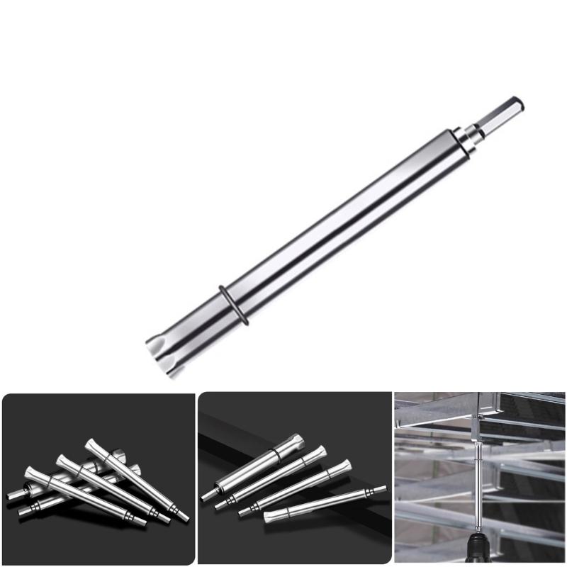 Ceiling Leveling Sleeve, Extended Level Sleeve, Inner Hexagonals Thickened Suspension Rod Hollow Light Screw Nut Tool