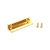 1Pc Pre-slotted Adjustable Metal Guitar Nut 6 Strings Slotted L-Shaped Style Electric Guitar Replacements Guitar Parts