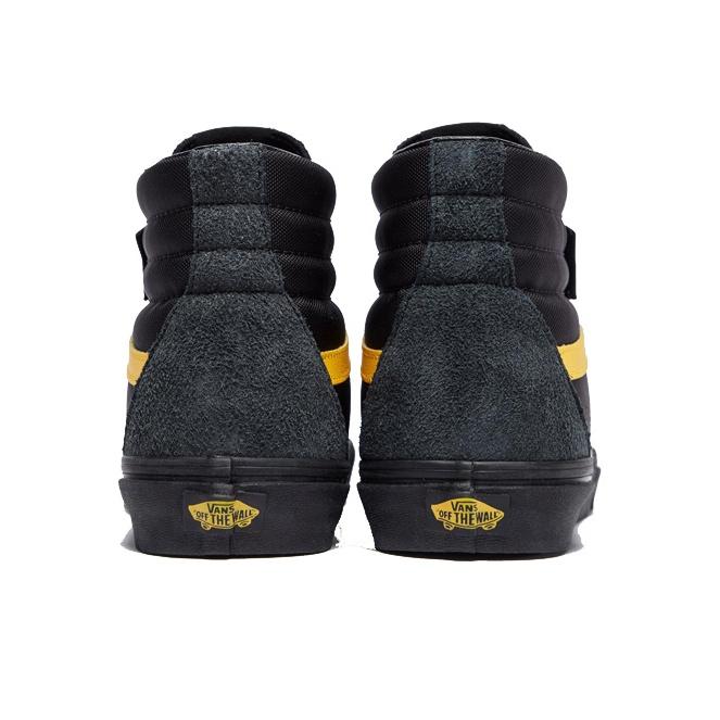 Vans Sk8 Cordura Високі Кеди для Скейтбордингу Унісекс Чорно-Жовті VN0A4BV60IV1