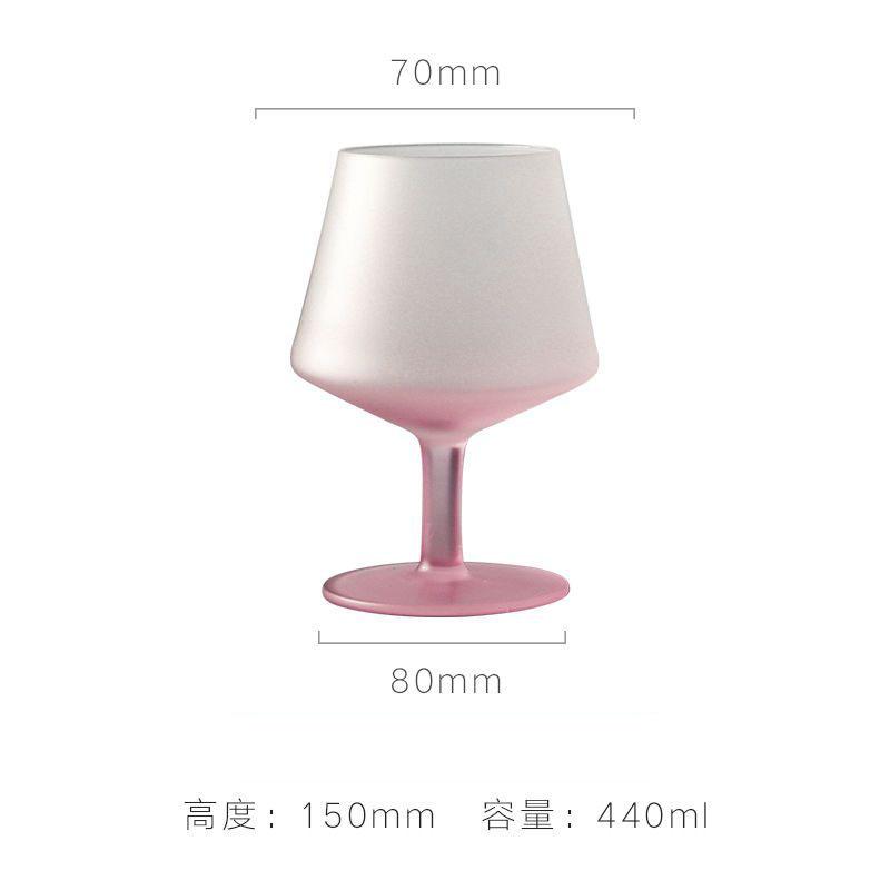 Candy Colored Crystal Glass Goblet KTV Dessert Cup Ice Cream Cup Milk Tea Cup Banquet Wine Glass Champagne Glass Cocktail Glass