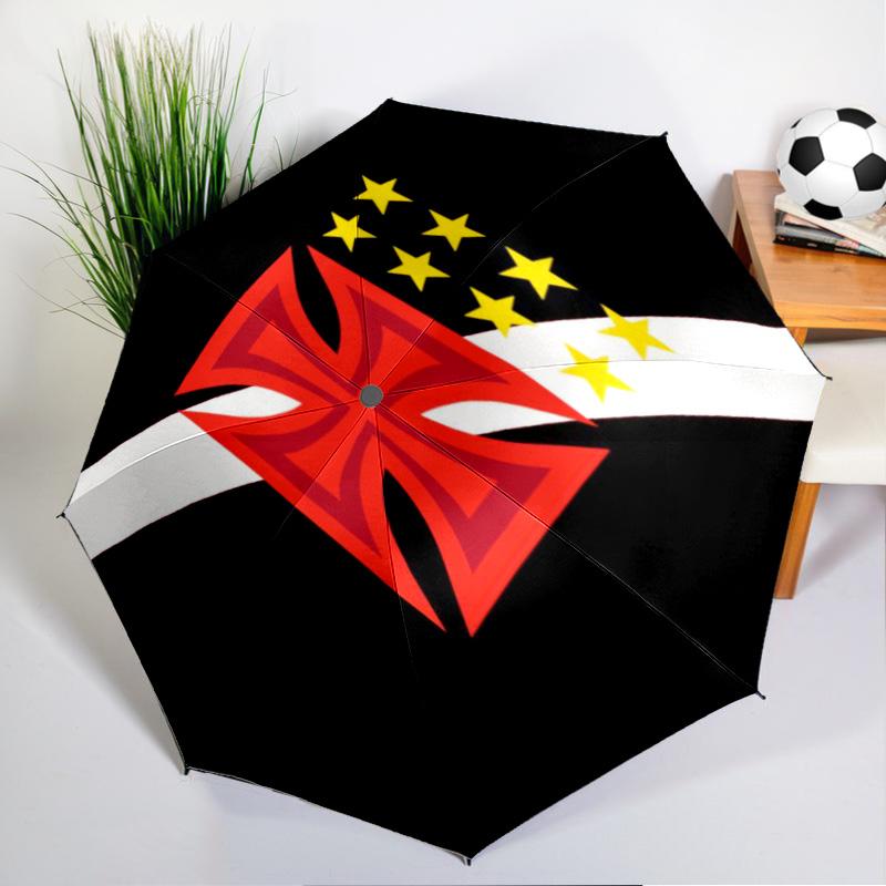 Vasco Football Club Printed Automatic Umbrella, 8-Frame for Travel, camping, Casual Umbrella, Essential Gift for for family and friends