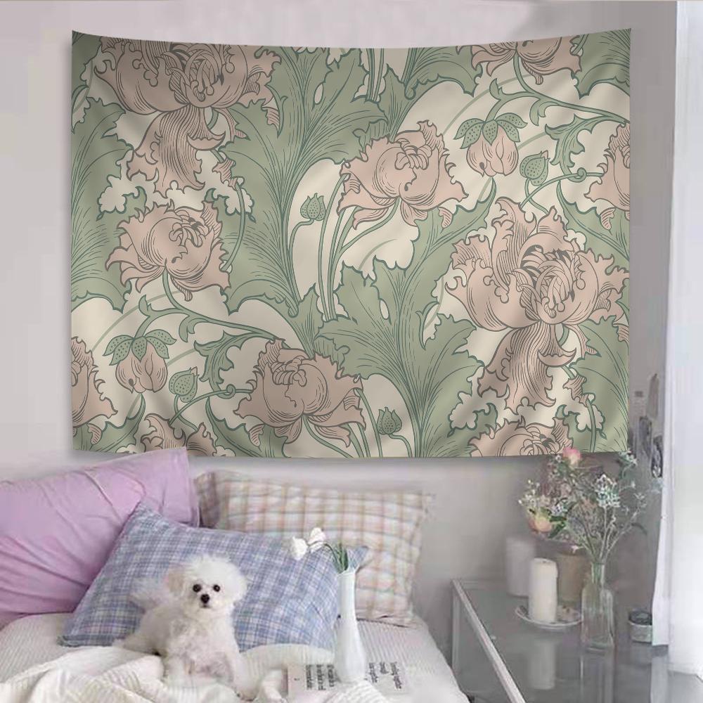 William Morris Wandteppich Kunst Druck Kunst Science Fiction Zimmer Heimdekor Heimdekor