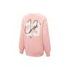 Jordan Solid Color Crew Neck Casual Long Sleeve Sweatshirt Women Tops Pink HF1120-651